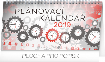 Stolní kalendář Plánovací 2019, 25 x 12,5 cm