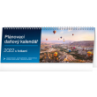 Stolní kalendář Plánovací daňový s fotkami 2022, 33 × 12,5 cm