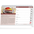 Stolní kalendář Sladké recepty 2021, 23,1 × 14,5 cm