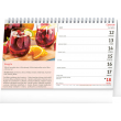 Stolní kalendář Sladké recepty 2023, 23,1 × 14,5 cm