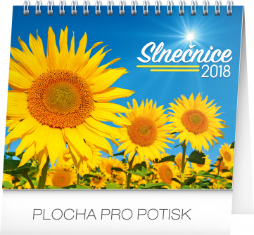 Stolní kalendář Slnečnice s citátmi SK 2018, 16,5 x 13 cm