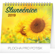 Stolní kalendář Slunečnice s citáty 2019, 16,5 x 13 cm