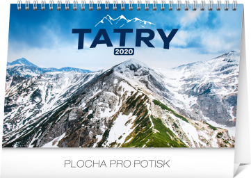 Desk calendar Tatras 2020, 23,1 × 14,5 cm