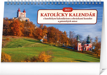 Stolní Katolícky kalendár SK 2021, 23,1 × 14,5 cm