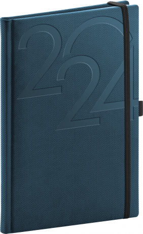 Ajax 2024 Weekly Diary, blue, 15 × 21 cm