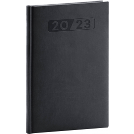 Weekly diary Aprint black 2023, 15 × 21 cm