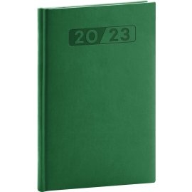 Týdenní diář Aprint 2023, zelený, 15 × 21 cm