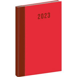 Weekly diary Cambio red 2023, 15 × 21 cm