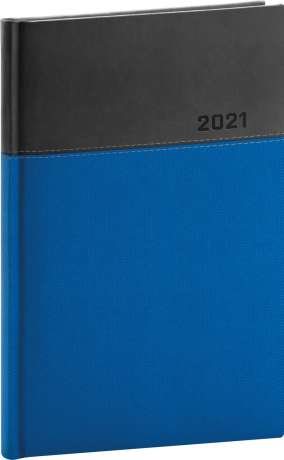 Weekly diary Dado blue-black 2021, 15 × 21 cm