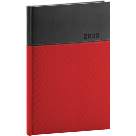 Weekly diary Dado red-black 2023, 15 × 21 cm
