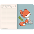 Weekly diary Foxes 2021, 11 × 16 cm