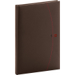 Weekly diary Tailor brown-red 2019, 15 x 21 cm