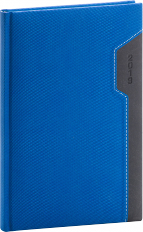 Weekly diary Thun blue-black 2019, 15 x 21 cm