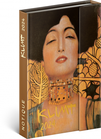 Gustav Klimt 2024 Weekly Magnetic Diary, 11 × 16 cm