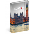 Týdenní magnetický diář Londýn 2018, 10,5 x 15,8 cm