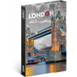 Týdenní magnetický diář Londýn 2019, 10,5 x 15,8 cm