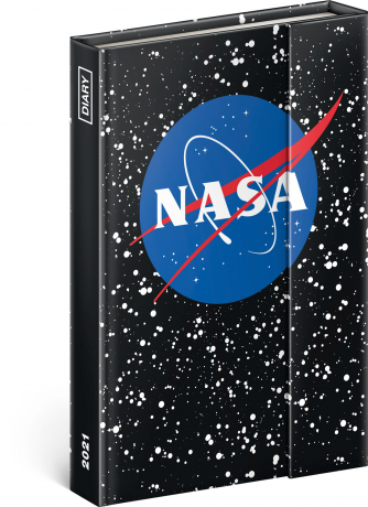 Týdenní magnetický diář NASA 2021, 11 × 16 cm