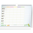 2024 Weekly Family Planning Calendar with hook, 30 × 21 cm