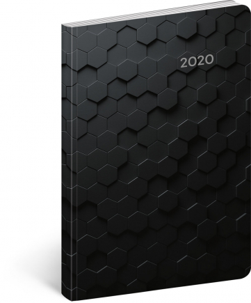 Ultralight diary Hexagon 2020, 11 × 17 cm