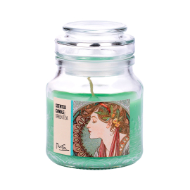 Scented candle (green tea scent) Alfons Mucha – Laurel
